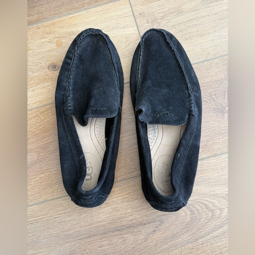 Men's Black UGG Suede Loafers
